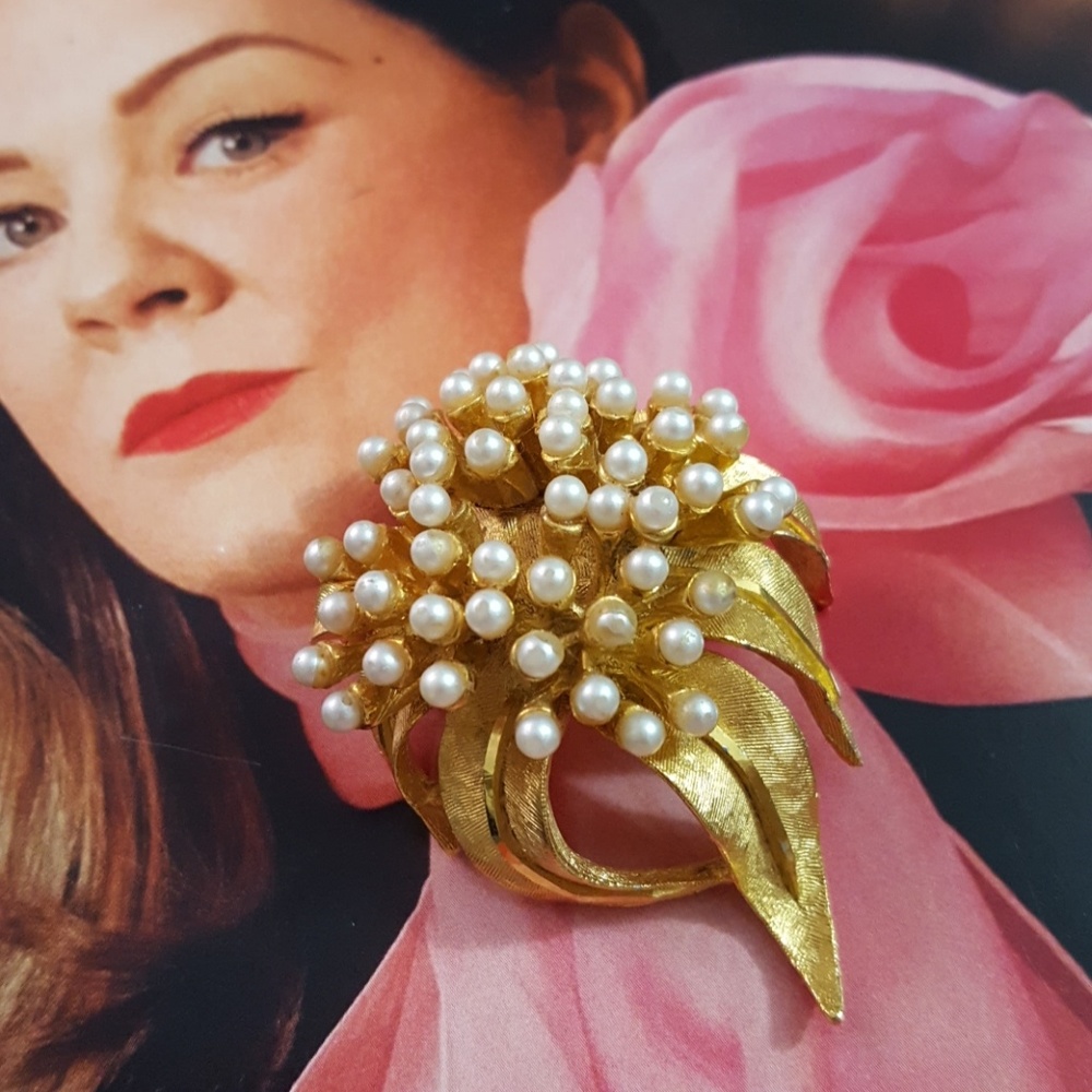 Vintage Brooch signed BSK